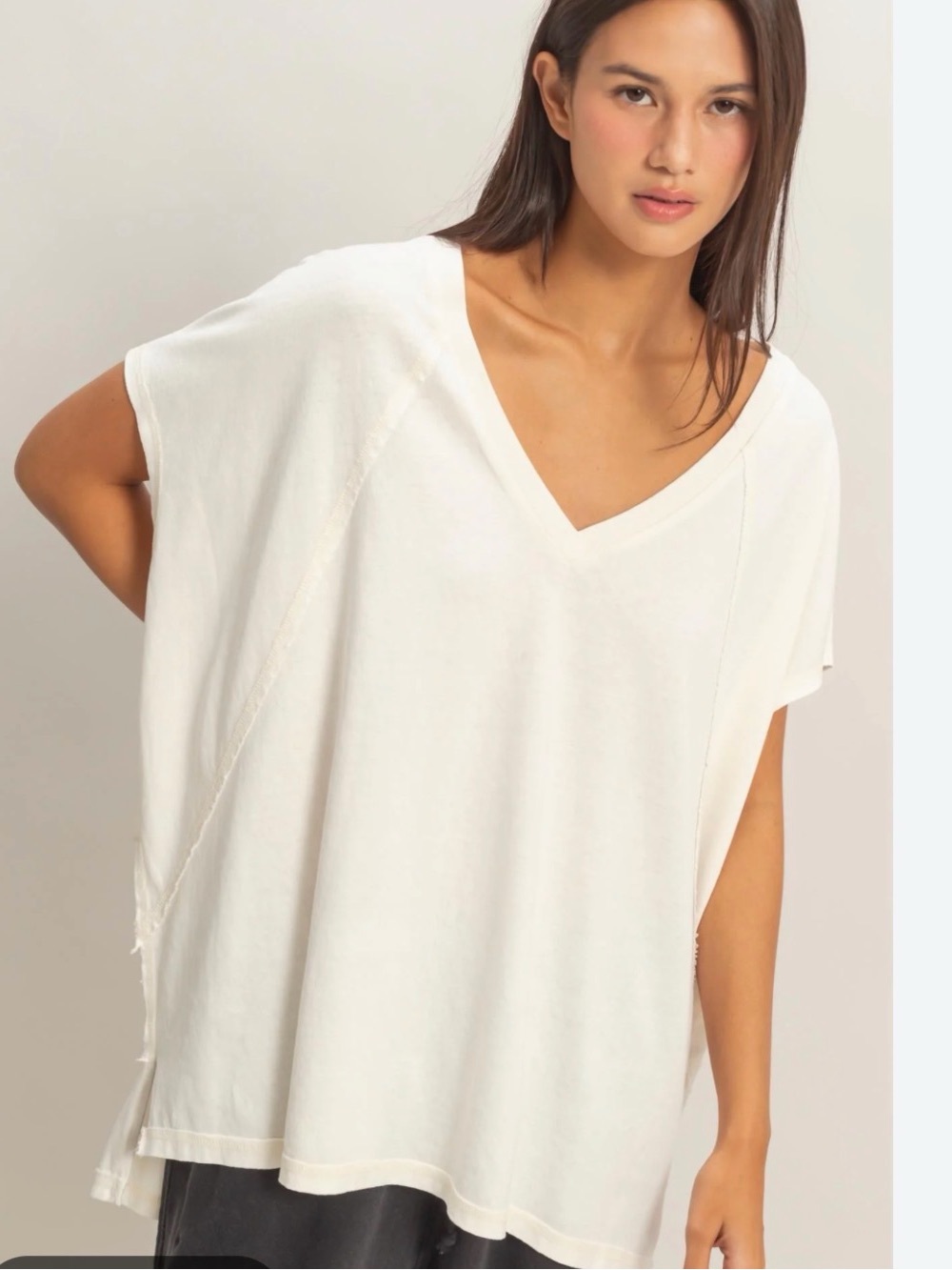 Free People Movement Tee with side pockets